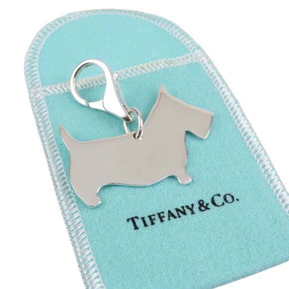 TIFFANY & CO. Extra Large Vintage Sterling Silver Scottie Terrier Dog Charm - Picture 2 of 5